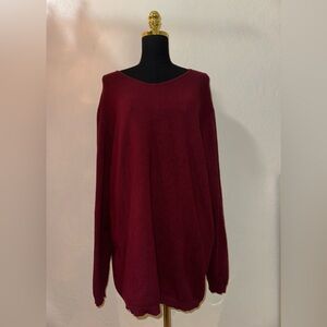 Burgundy Oversized Sweater
